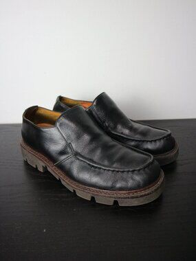Vintage Leather Slip On Shoes Mens size 40 / US Mens 7 Loafers